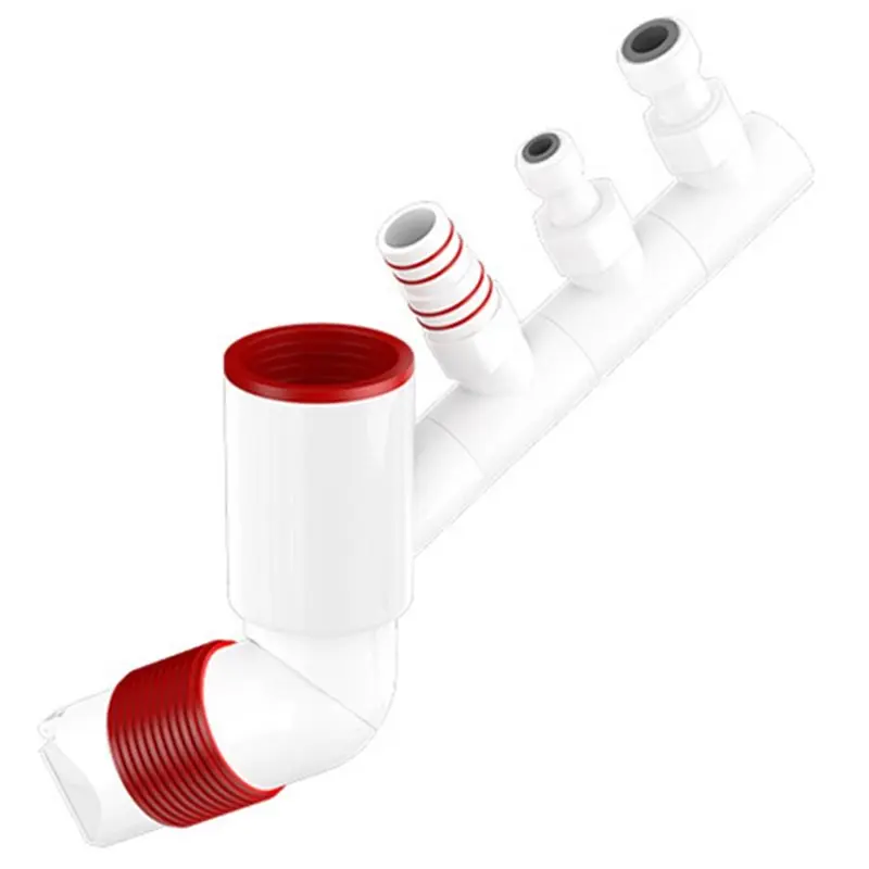 DTEN-Washing Machine Anti-Odor Floor Drain Pipe 4 Joints 360° Rotation Sewer Pipe Wall Drainage Insect-Proof Anti Backflow C