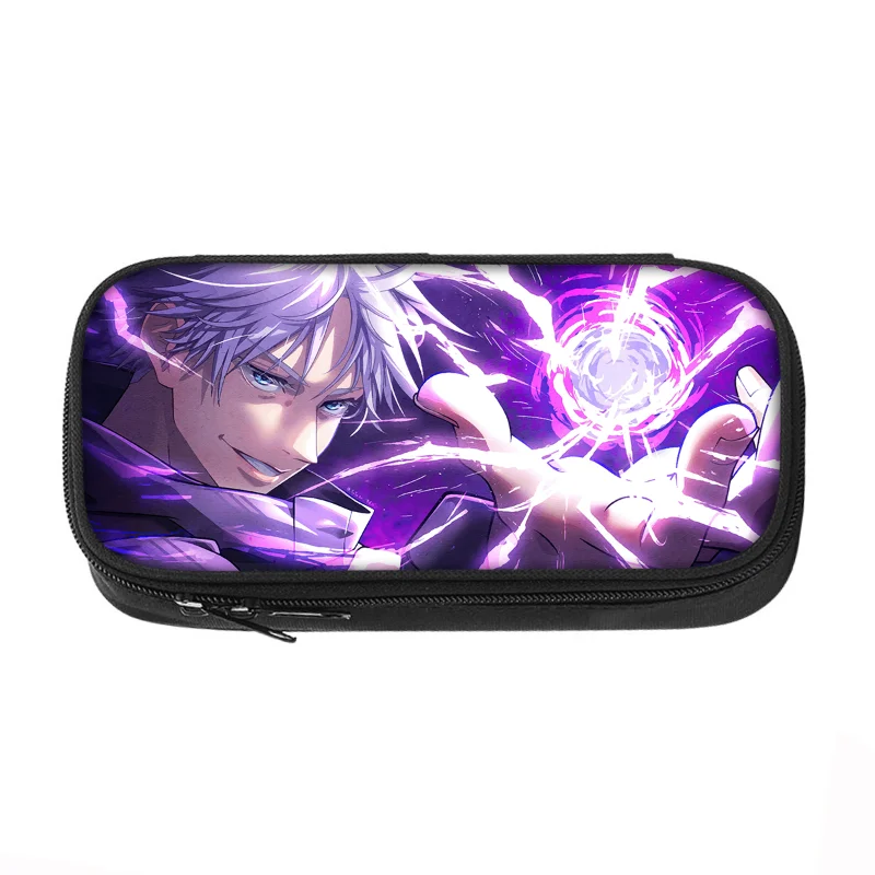 21cm X 10cm Gojo Satoru Pencil Cases Popular Anime Large Capacity Pretty Stationery Exclusive School Supplies Cool Pencil Case