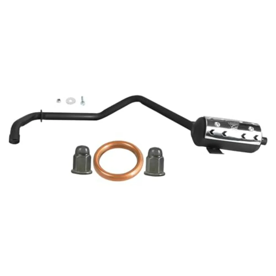 

32mm Exhaust Pipe and Muffler System with Gasket for 70cc 90cc 110cc 125cc Taotao Coolster ATV Quad Dirt Bike Buggy Go Kart 4 W