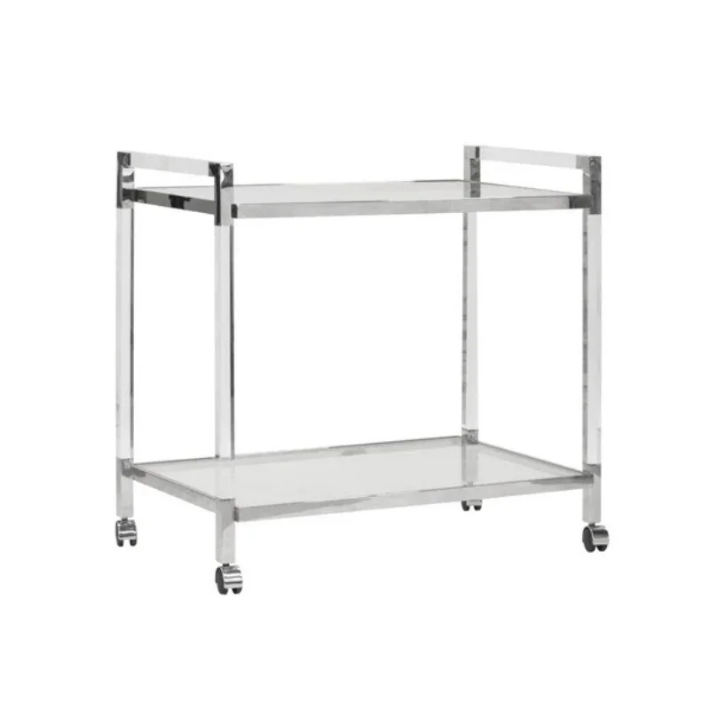 

stainless steel acrylic bar hotel ca rt light luxury villa dini ng car home dining ca r soft design dining c ar