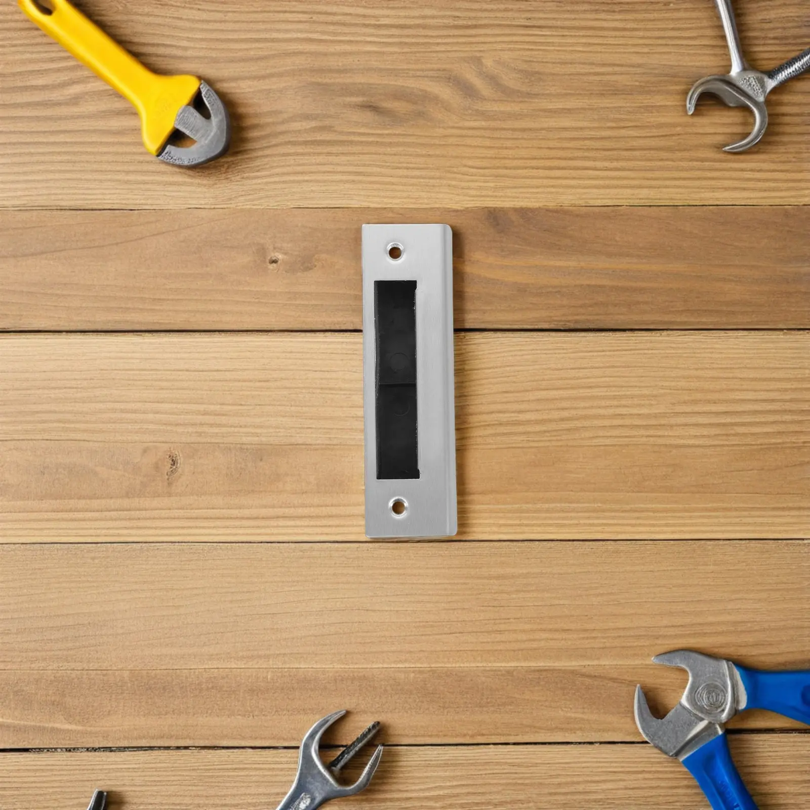 

Комплект из 2 шт. удлиненных накладок из нержавеющей стали для усиления дверных замков и ремонта дверных проемов