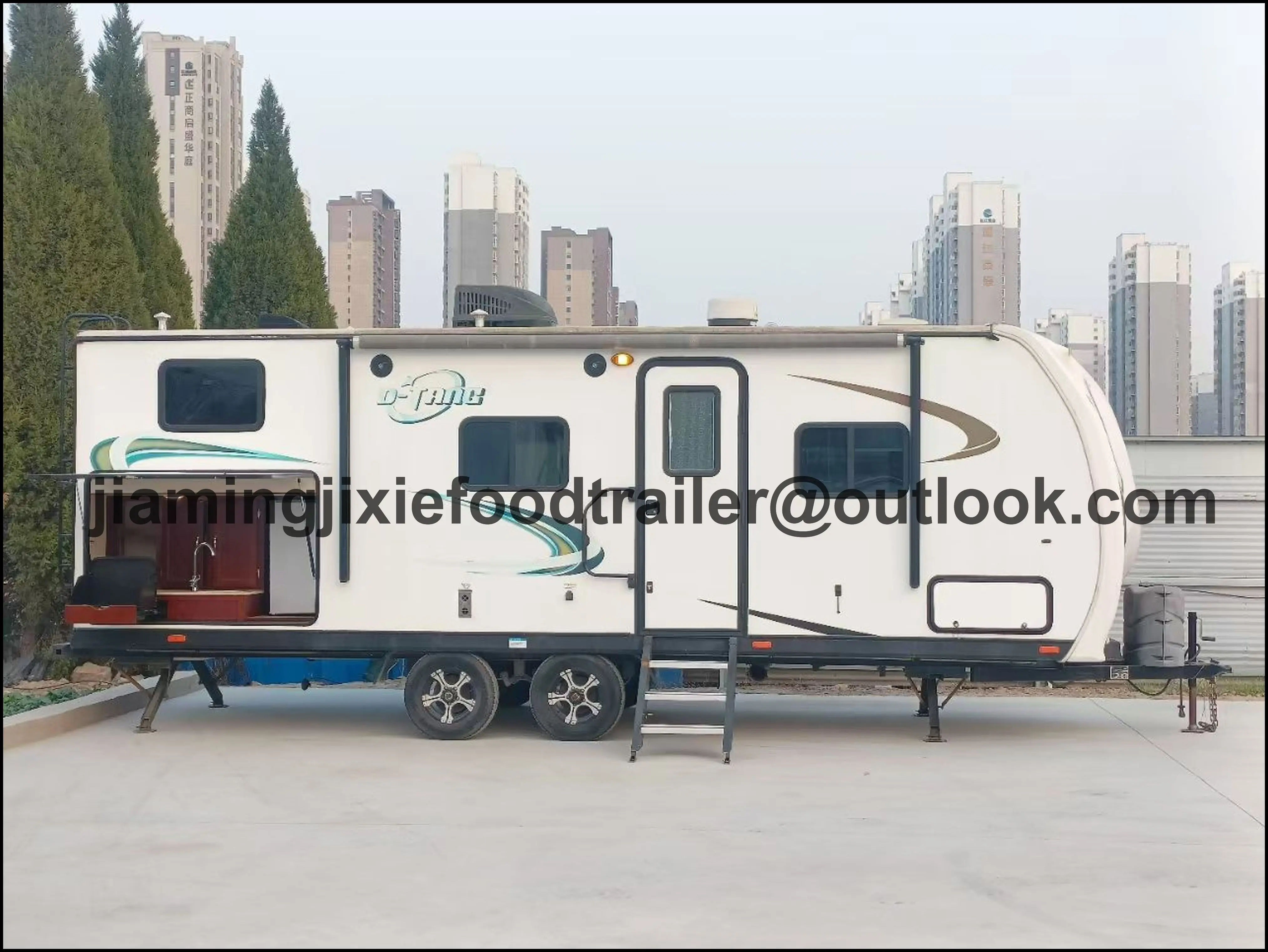 

Factory Direct Supply Camper Trailer for Towing Motorhome RV Travel Trailers 3-5 People Sleeping Travel Trailers
