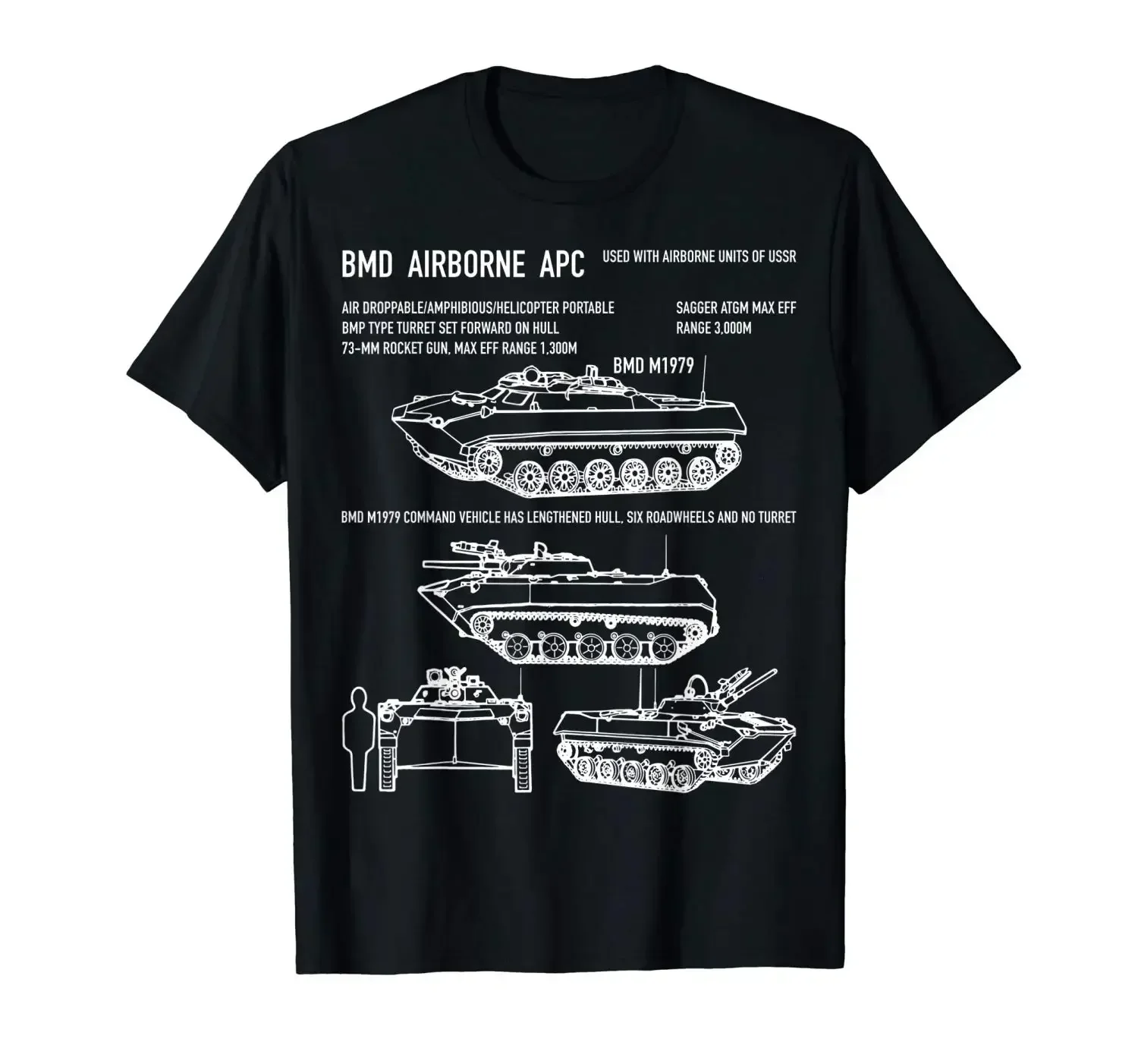Fashion Bmd 1 Soviet Airborne Amphibious Apc Ifv T-Shirt Gift Tees