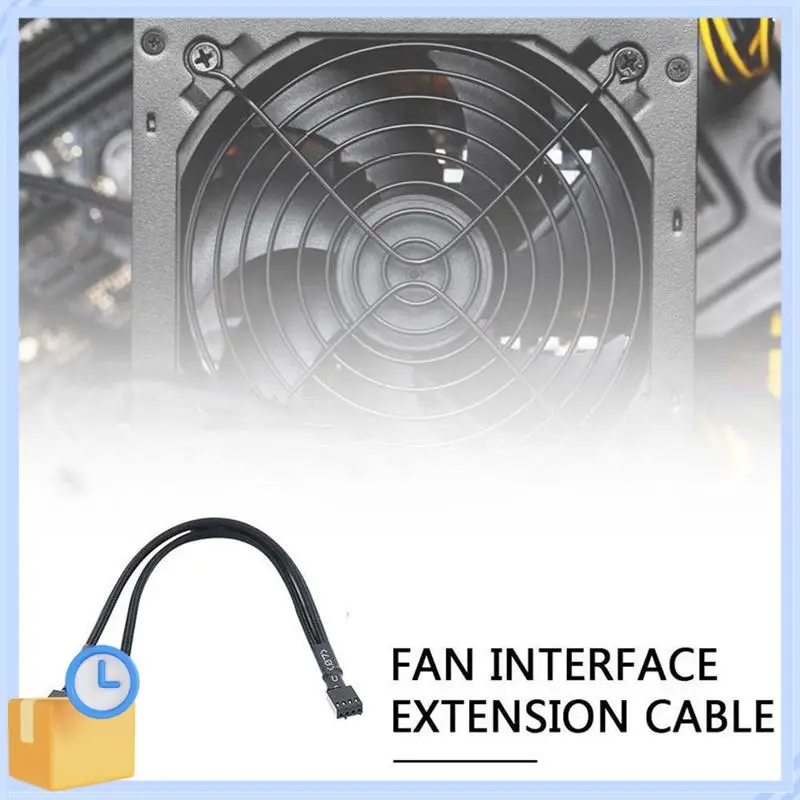 인기 있는 4핀 PWM 팬 스플리터 허브 케이블 Formotherboard 및cpu PC 케이스 팬 확장 어댑터 Y 스플리터 케이블