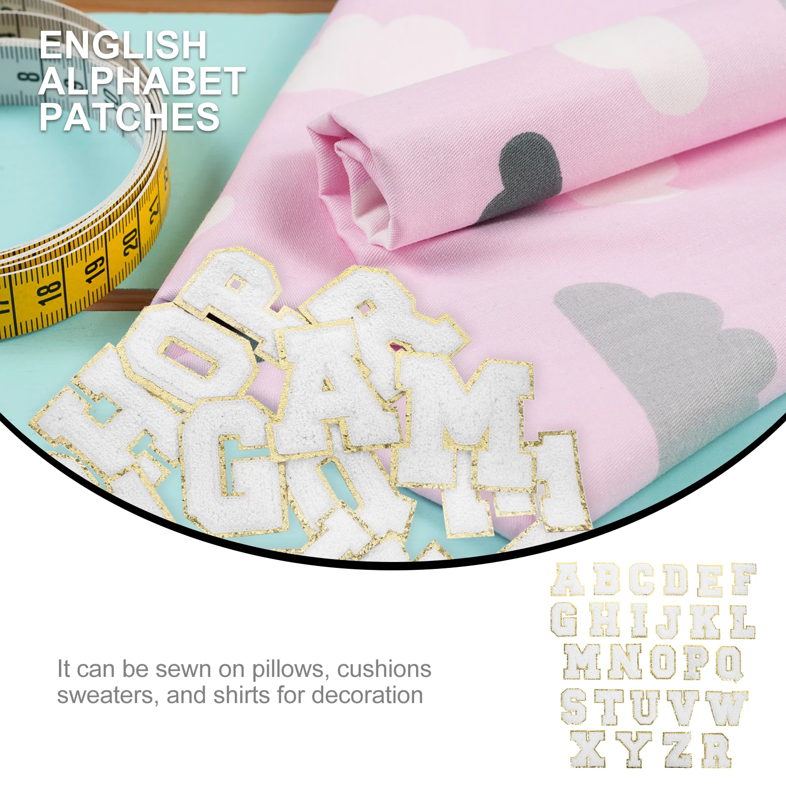 

DIY Embroidered Iron On Patches Polyester Fabric Sewing Decor Garment Apparel Clothing Repair Material Suitable For Bags Hats