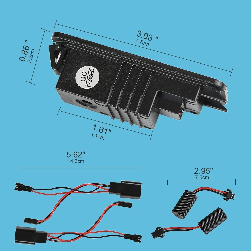 أضواء لوحة ترخيص LED لشركة فولكس فاجن سيات ليون 1P باسات CC 2011 جولف MK7 2015 السوبر مشرق رقم مصباح ترخيص Canbus خطأ مجاني