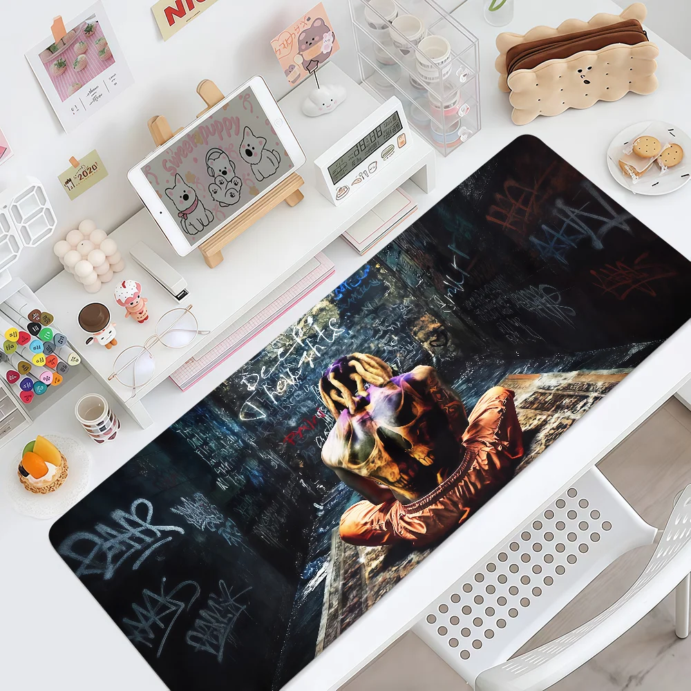 Singer Lil Durk Mouse Pad Large Non-slip Lockedge Desktop Computer Desk Mat Keyboard Writing MousePad Office Gamer Student