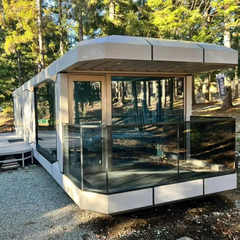 Portable Prefab Cabin Foldable Garden Office Studio Room Backyard Guest House for European Homes for Home Farm Use