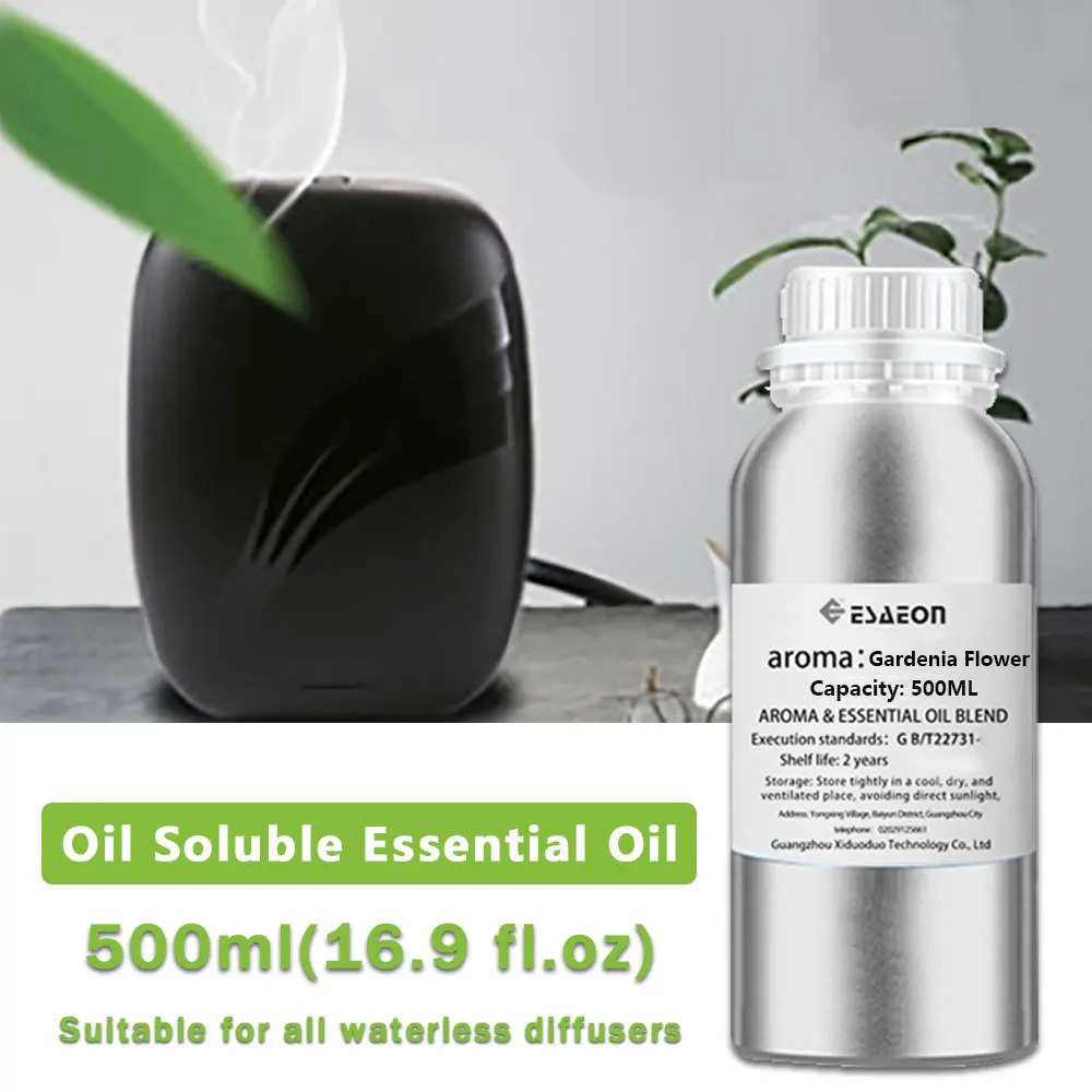 ESAEON 500ml (16.9 fl.oz) Gardenia Flower/Sheraton Essential Oil - Diffuser Supplement Perfume Oil, For Aroma Fragrance Machine
