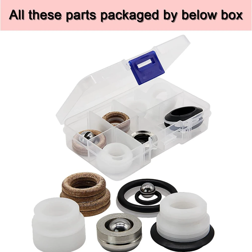 -[Retail TX] 244194 Pump Repair Packing Valves Kit For 295 390 395 490 495 595 Airless Paint Spray Guns