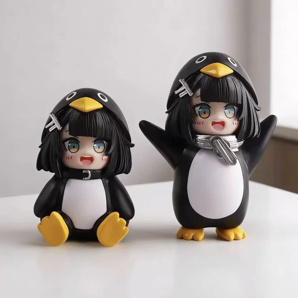 Figurine PVC Gugugaga Little Penguin Administrator, Cadeau d'Anniversaire, Modèle d'Ornement, Collection Anime, Décoration de Bureau, Cadeau d'Exposition
