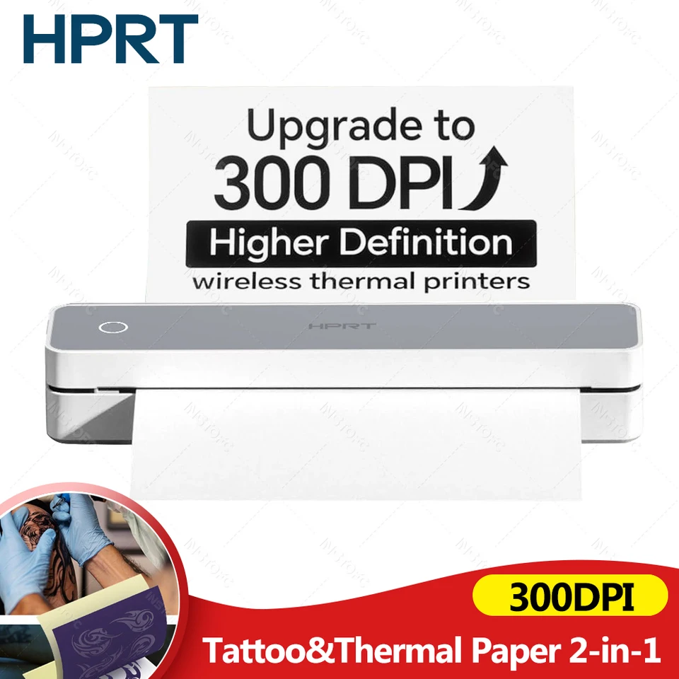 300DPI HPRT A4 ポータブル サーマル プリンター MT610 Pro Bluetooth
