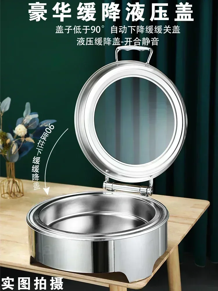 تجاري - موقد تدفئة كهربائي من الفولاذ المقاوم للصدأ مع اللوحات المرئية #5