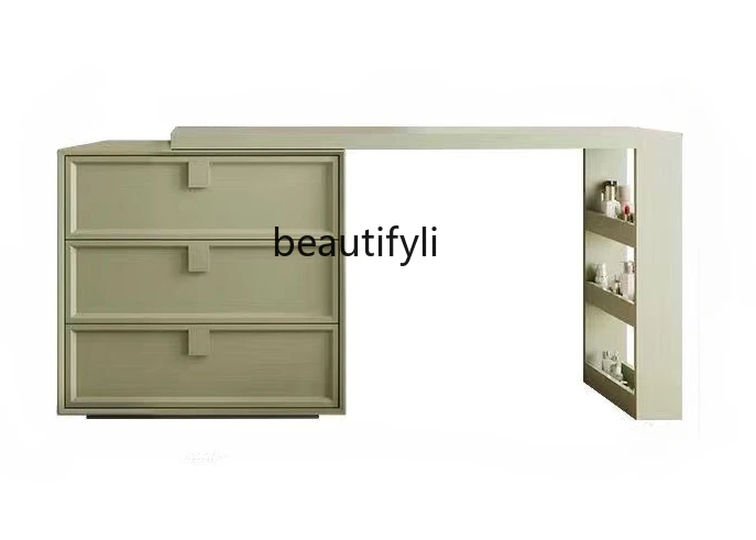 

Tailstock Chest of Six Drawers Dresser Solid Wood Makeup Table Bedroom Modern Minimalist Storage Cabinet Corner Table