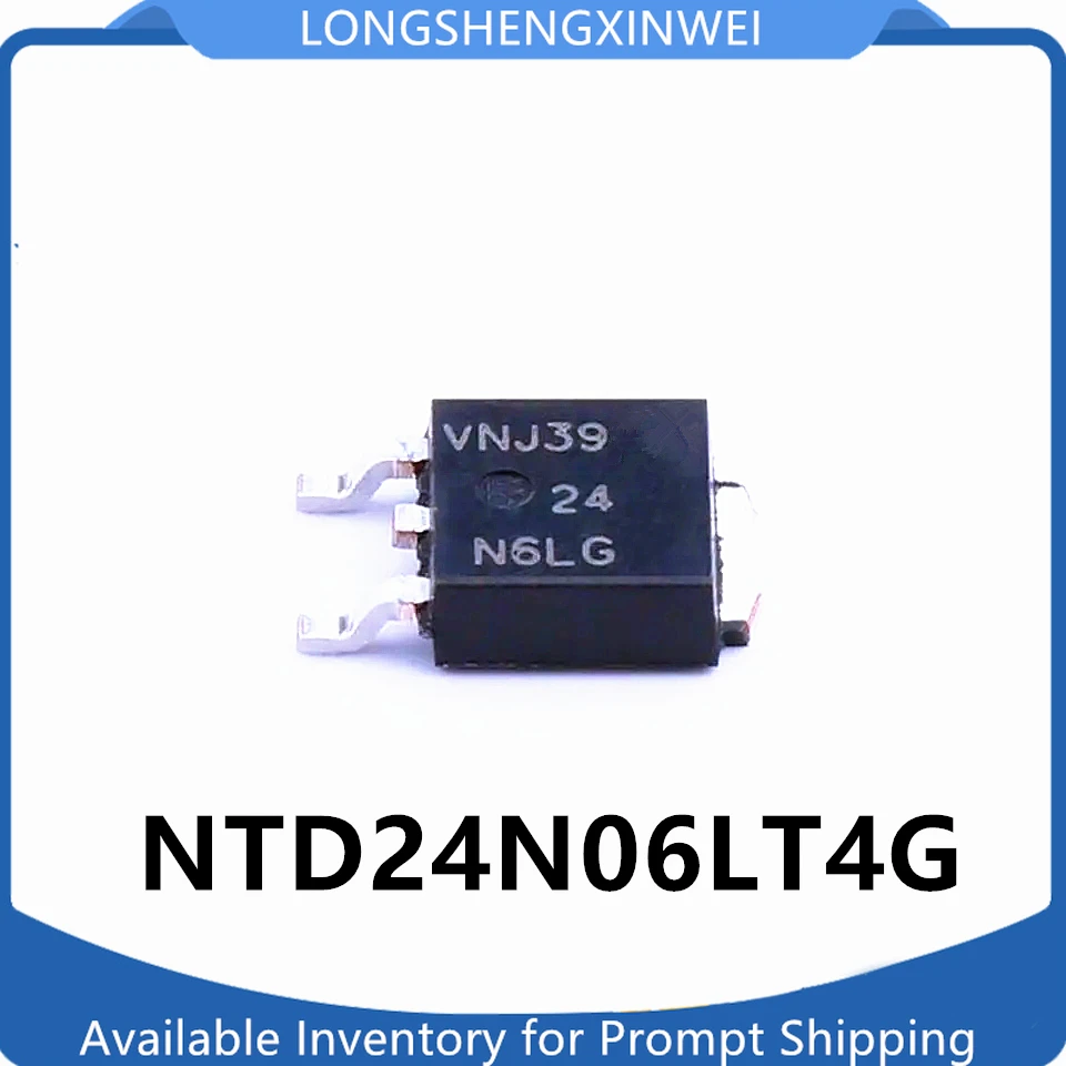 1PCS  NTD24N06LT4G 24N6LG New Patch TO-252 MOS FET
