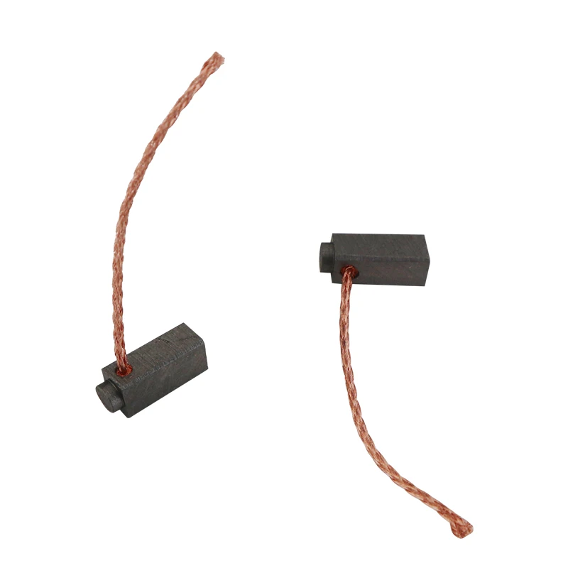 10 pz/4 pz auto Bus camion tergicristallo 5x6x14mm DC motore spazzola di carbone adatto per motore porta Garage 24V con spazzola di grafite di rame