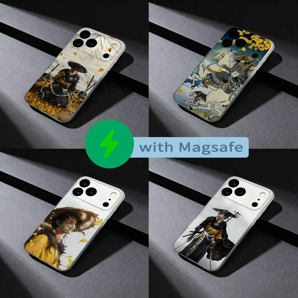 

Game G-Ghost Of Y-Yotei Atsu Phone Case For iPhone 17,16,15,14,13,12,X,XS,Pro,Max,Plus,E,Air,Mini with Magsafe Magnetic Frosted