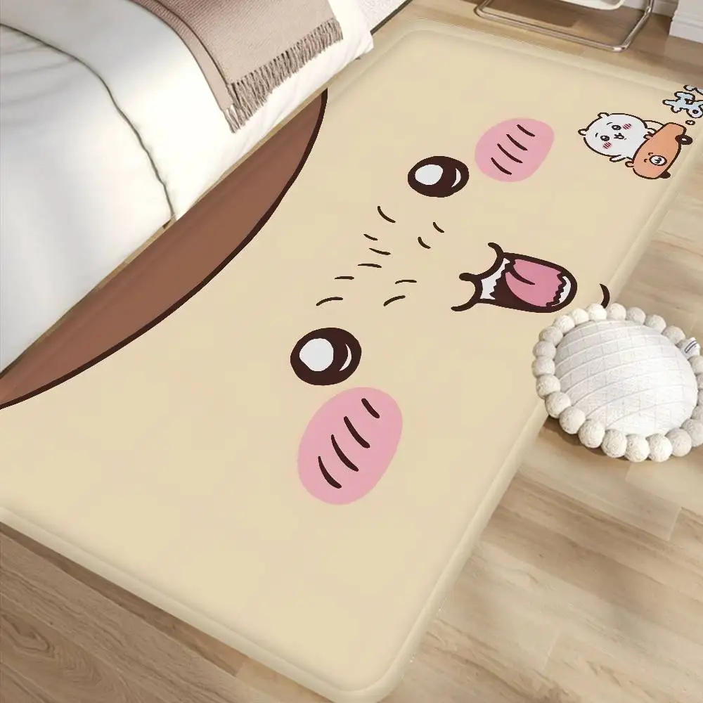 Cartoon K-Kurimanjuu Hallway Carpet Non-Slip Laundry Room Mat Laundry Decor Balcony Child Living Room Bedside Area Rugs