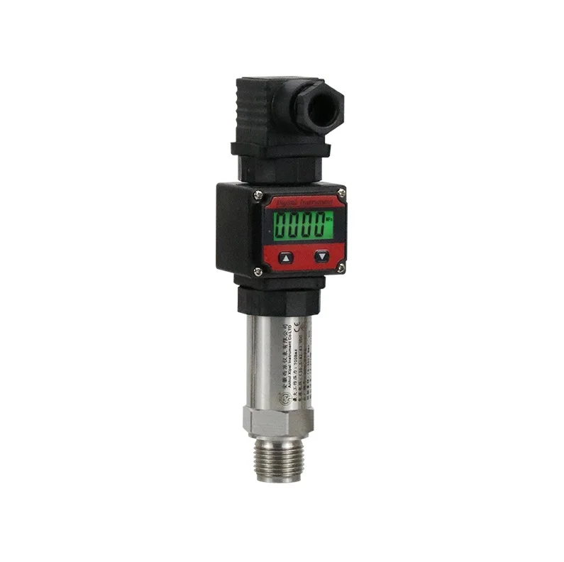 Diffused silicon pressure transmitter, high-precision, compact water pressure sensor with digital display