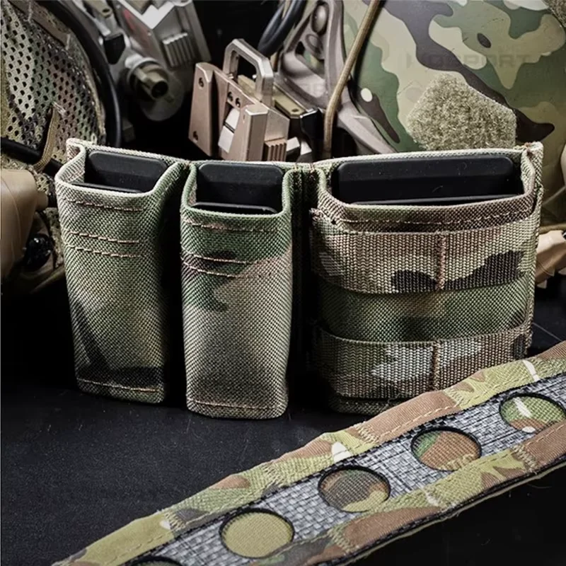 MOLLE tactical double magazine bag 9 MM/5.56 MM magazine bag accessories, hunting bag air rifle magazine box view 5