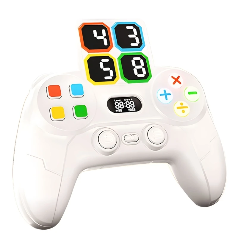 Transportable Mathematics Learning Device For Kids 1300+ Leveled Riddles Parent Child Participatory Game With Safe 15UB