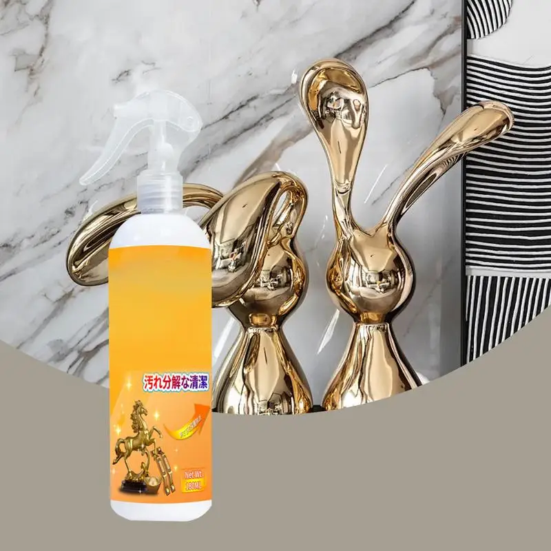 Copper Patina Cleaner 6.08oz Brass Cleaning Spray Bronze Rust Remover For Metal Faucet Hardware Copperware Polishing Liquid