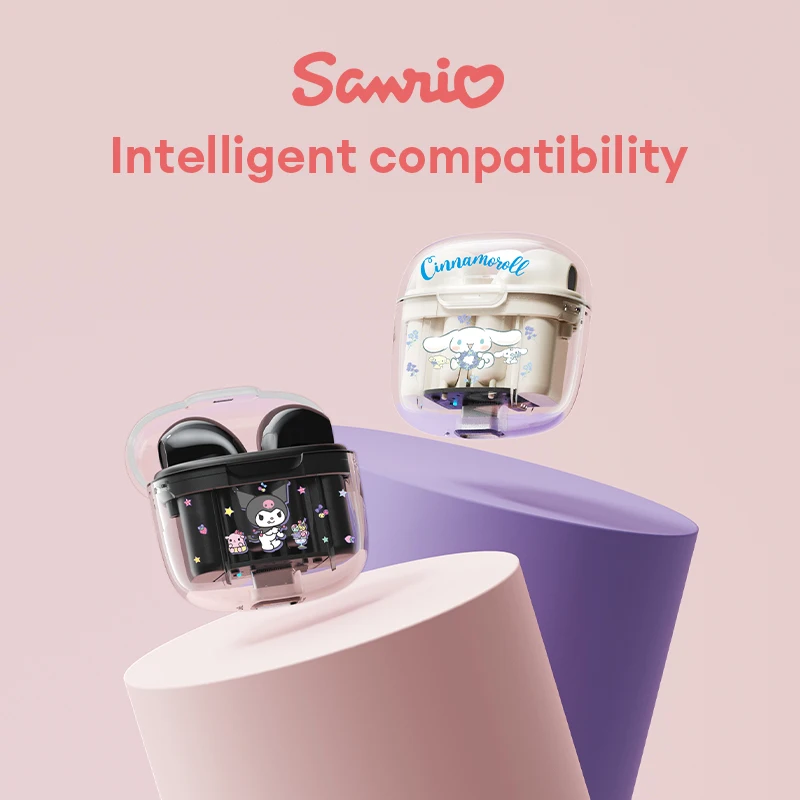 سماعات أذن لاسلكية كرتونية أنيمي ، اختيار سماعات الرأس ، سماعات أذن سانريو BL16 ، كاواي ، ميلودي ، مرحبا كيتي ، كورومي ، بلوتوث ، TWS