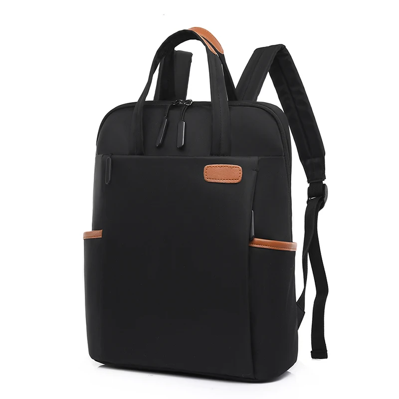 

Laptop backpack with multiple pockets, adjustable shoulder straps, zipper closure, multi-purpose, school backpack