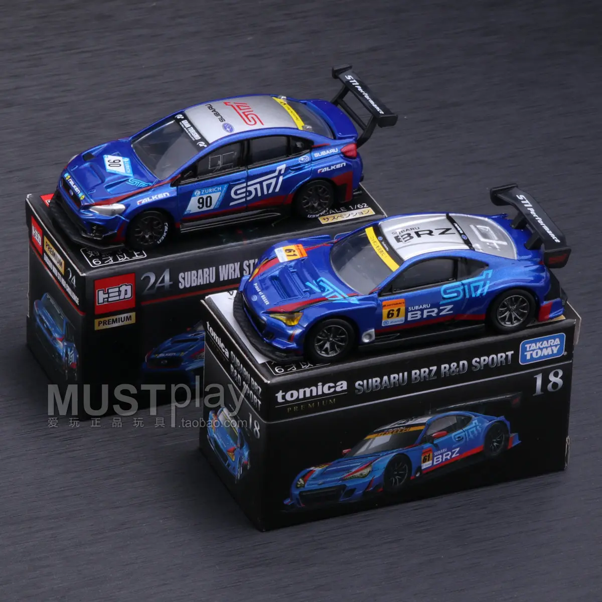 Takara Tomy Tomica Premium 18 Subaru BRZ R&D Sport 1/60 Metal Diecast Car Model Mini Collectible Toys For Boys Children