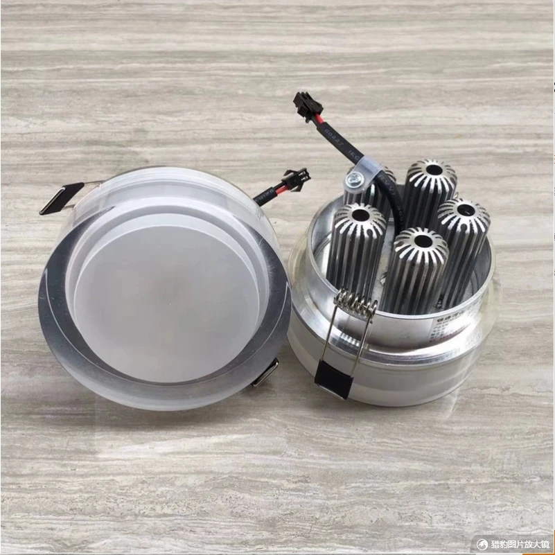 LED Crystal Downlight Square/Round 1W 3W 5W 7W LED Ceiling spot light led recessed lamp for home decoration kitchen Lighting - Image 4
