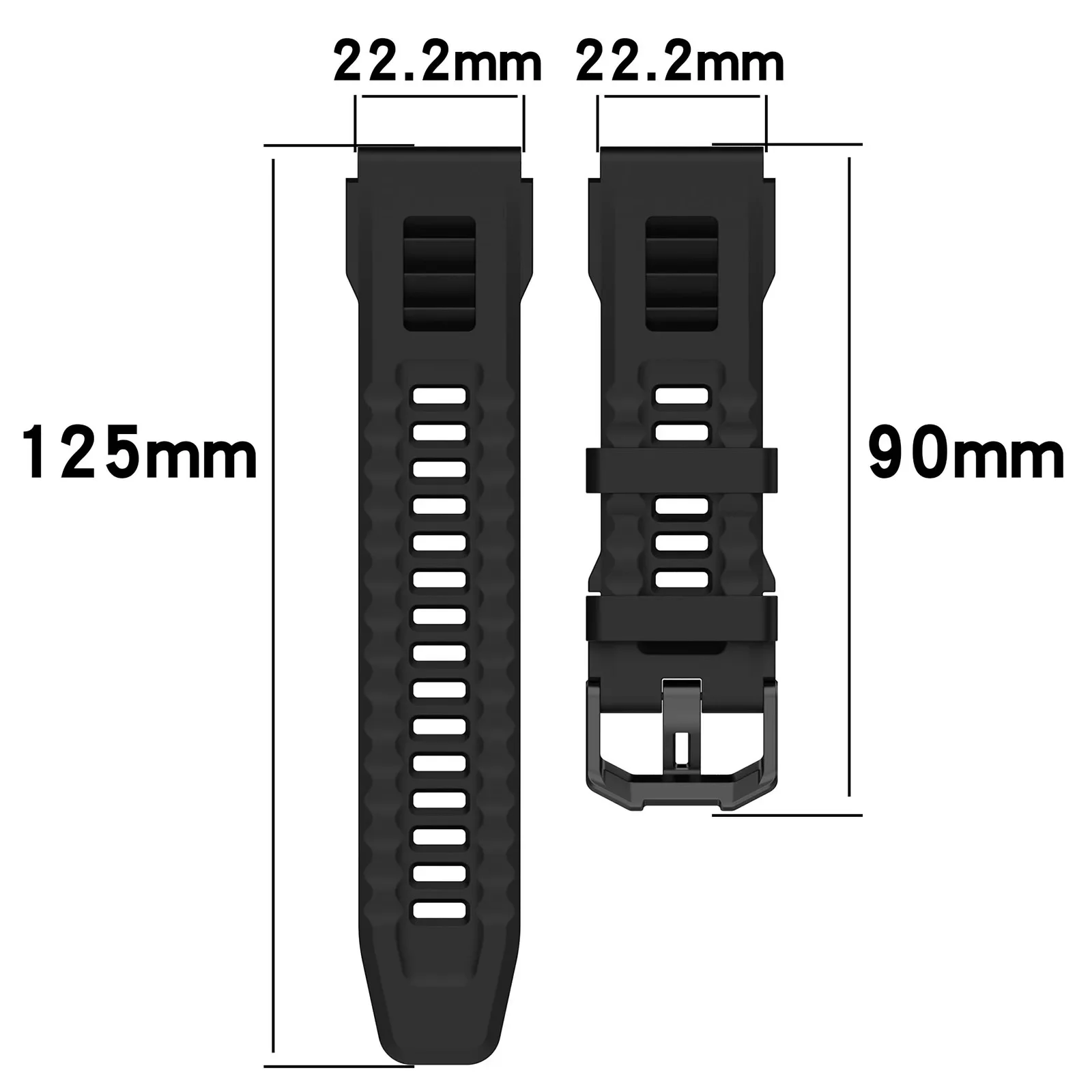 Silicone Strap for Amazfit T-Rex Ultra Smart Watch Sport Strap Bracelet for Huami Amazfit T-Rex Ultra  Replacement Watchband