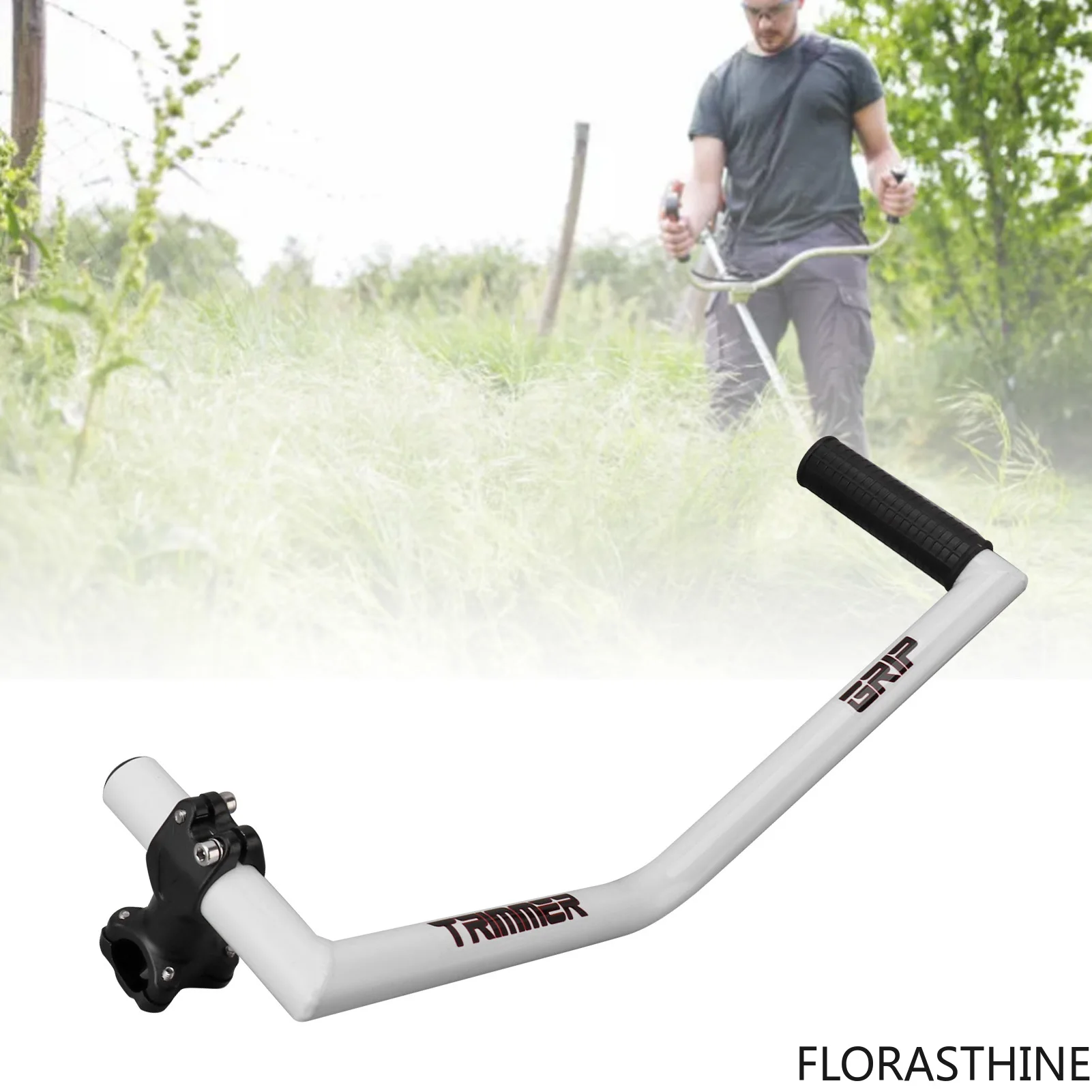 1PC String Trimmer Handle Grip Aluminium Alloy Simple Installation Comfortable Ergonomic Trimmer Accessory for Lawn