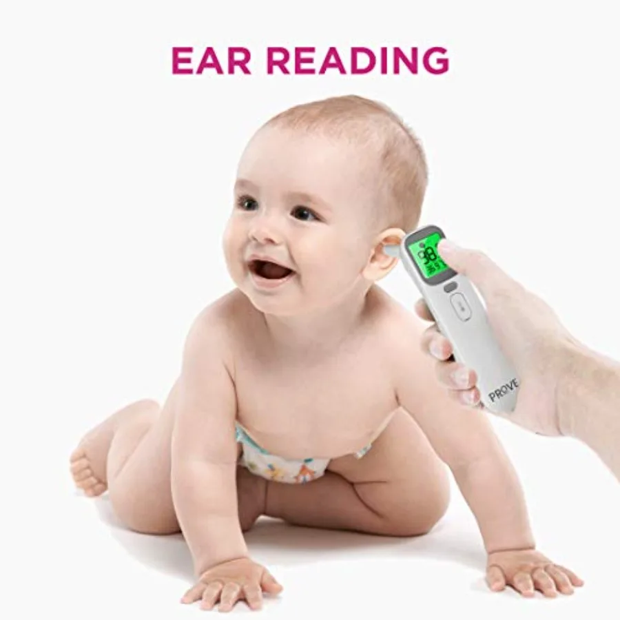 ميزان حرارة متعدد الوظائف بالأشعة تحت الحمراء مع قدرات قياس 4 في 1 ومؤشر حمى تغيير اللون لدرجة الحرارة الدقيقة #3