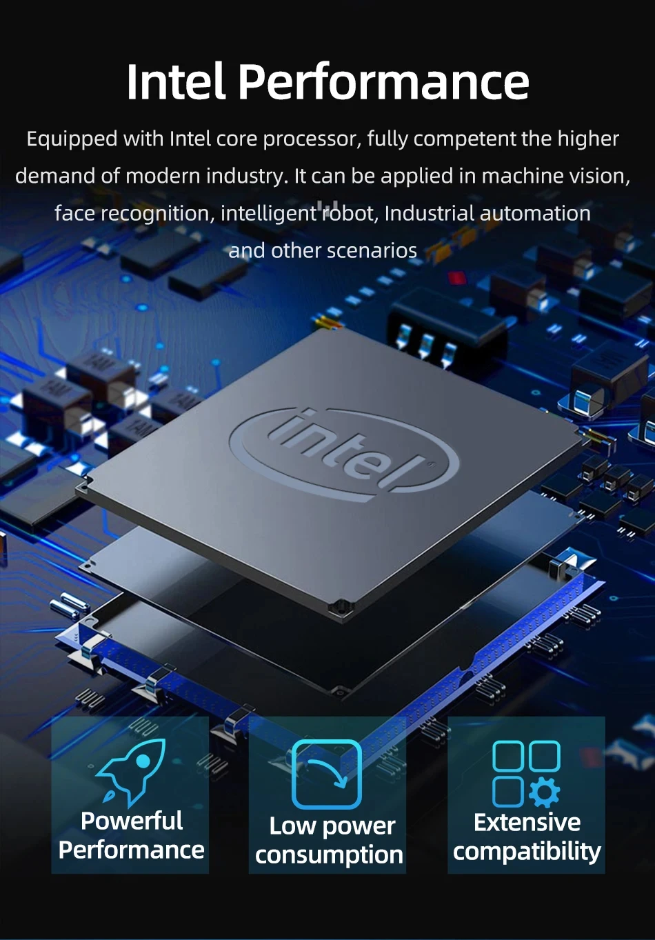 Intel Core I7-5500U Mini PC with 2xGigabit LAN 2xRS232 4xUSB3.0 Support WiFi 3G/4G LTE Computer for Industrial Windows10 Ready