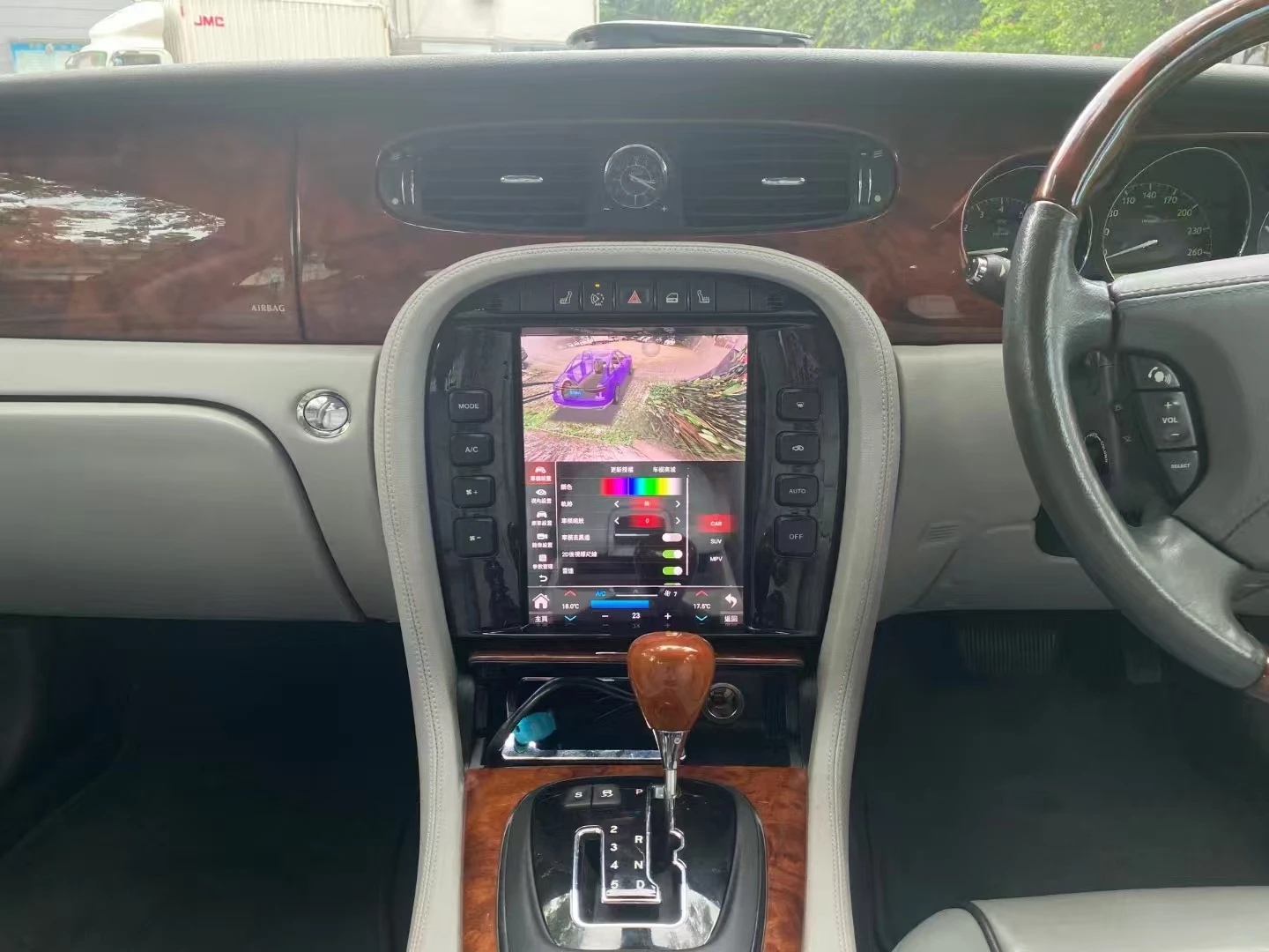شاشة تعمل باللمس أندرويد 14 لجاكوار XJ X-TYPE X Type 2004-2011 راديو السيارة مشغل وسائط متعددة السيارات نظام تحديد المواقع والملاحة Carplay DSP