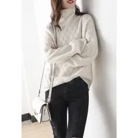 2024 New Women Loose Sweater Winter Casual Chic Cashmere Oversize Thick Sweater Pullovers Pullover Female Long Sleeve S-3XL - Image 6