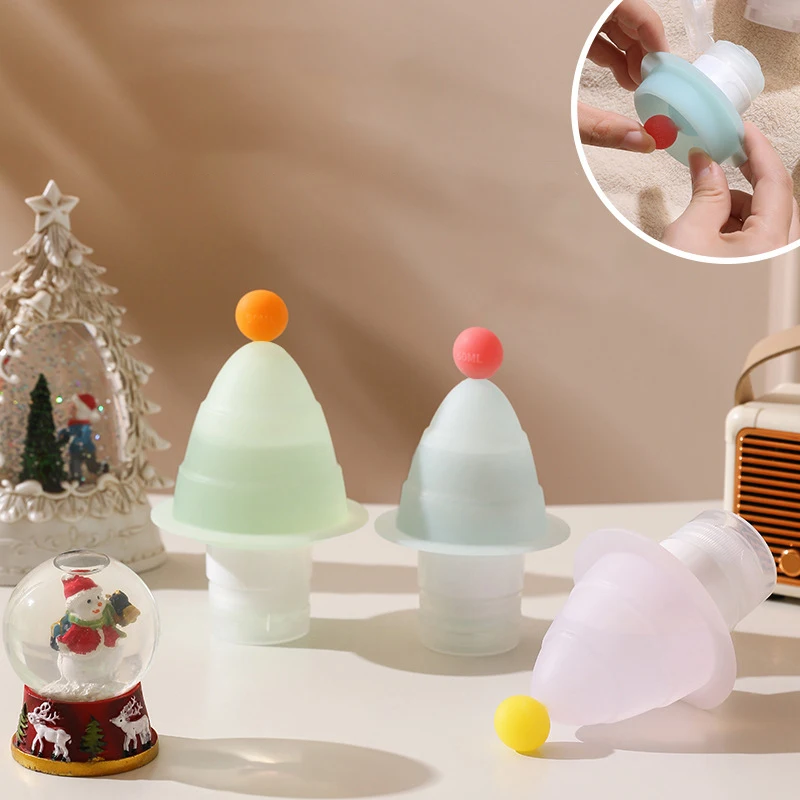 3 pièces/ensemble bouteille rechargeable 60ml 90ml récipient de Lotion souple Tube à presser bouteille vide bouteille de shampoing de voyage Portable