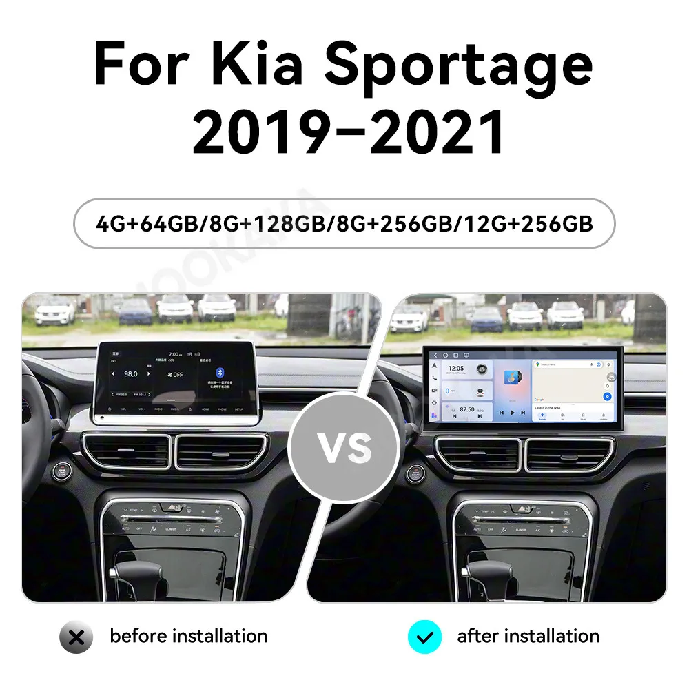 15.8 Inch Screen Car Radio For Kia Sportage 2019-2021 Android GPS Navigation Multimedia Video Stereo Receiver Head Unit