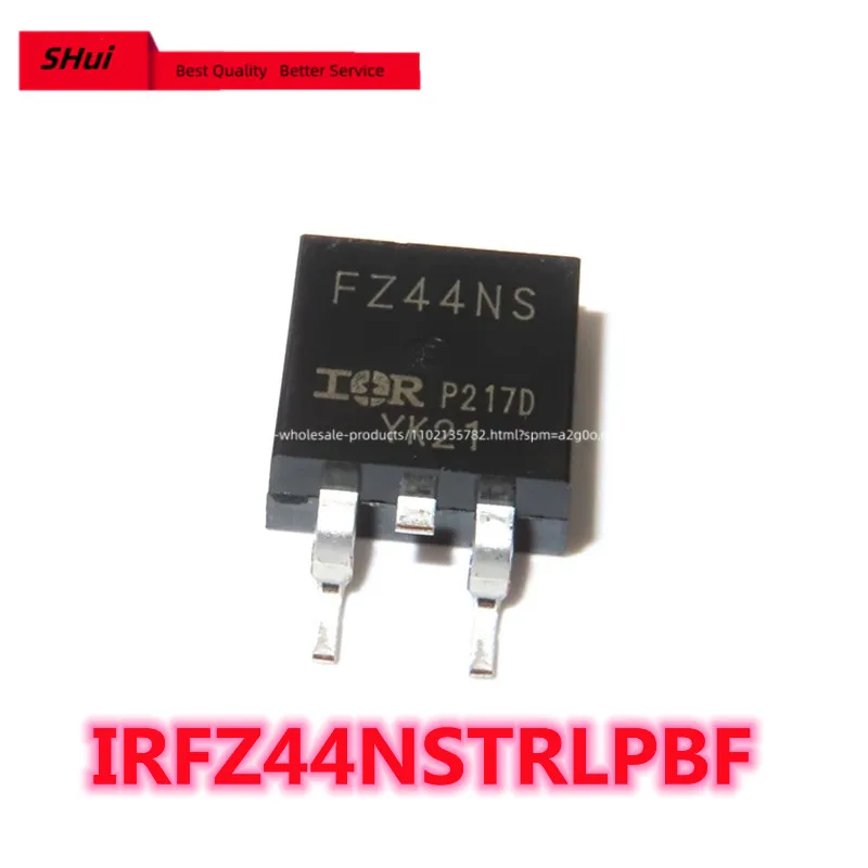 10PCS IRFZ44NSTRLPBF TO-263 IRFZ44NS TO263 FZ44NS IRFZ44N D2PAK 49A 55V SMD MOSFET new and original IC Chipset