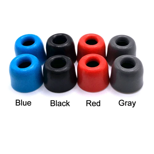 Imagen 2 del producto Almohadillas para los oídos de espuma viscoelástica T200, tapones para los oídos de 4,5mm para KZ ZS10 PRO,KZ EDX, SOUNDPEATS H1, 20 pares