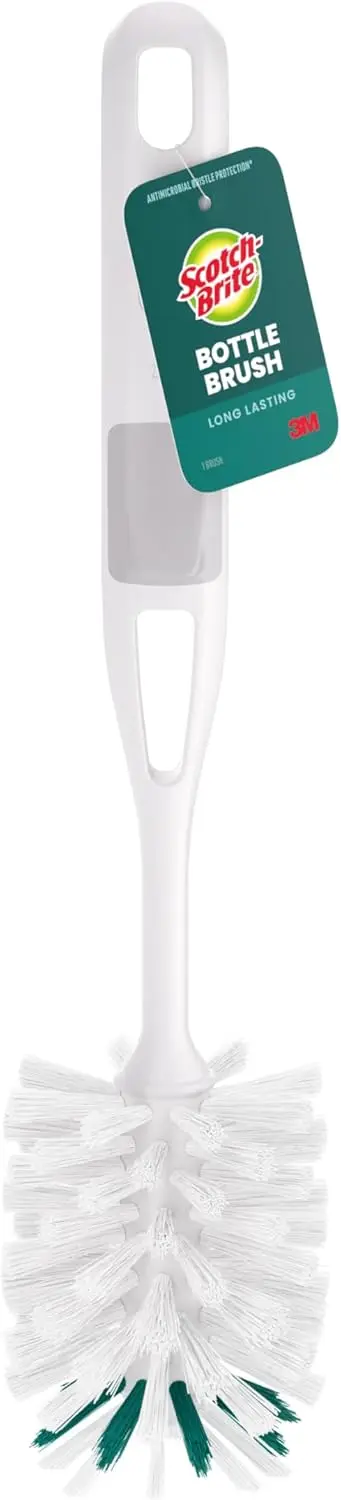 Glassware and Water Bottle Cleaning, Brush Material, No Color Mentioned, Long-Lasting, Safe, Non-slip Handle and Dishwasher Safe