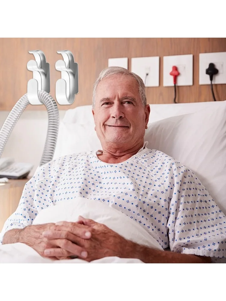 Cintre de tuyau pour crochet mural et support de tube CPAP, cintre polyvalent avec crochet Anti-déchirure sans enchevêtrement, organisateur CPAP