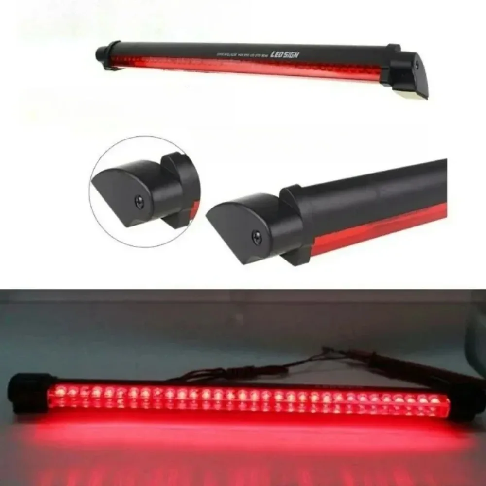 Universal Rear Parking Signal Light 12V Red LED Third Brake Light Strip High Parking Warning Truck