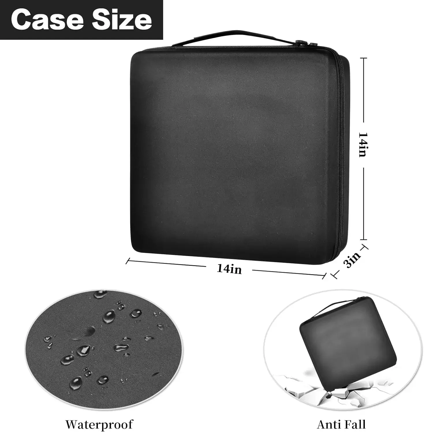 15 Slots Watch Box /Men Watch Display Storage Case Fits All Wristwatches and Smart Watches up to 42mm image 5
