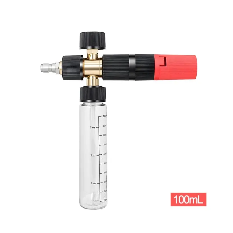 NEW HOT In Stock-Adjustable Snow Foam Lance 100Ml High Pressure Foam Spray Bottle 1/4