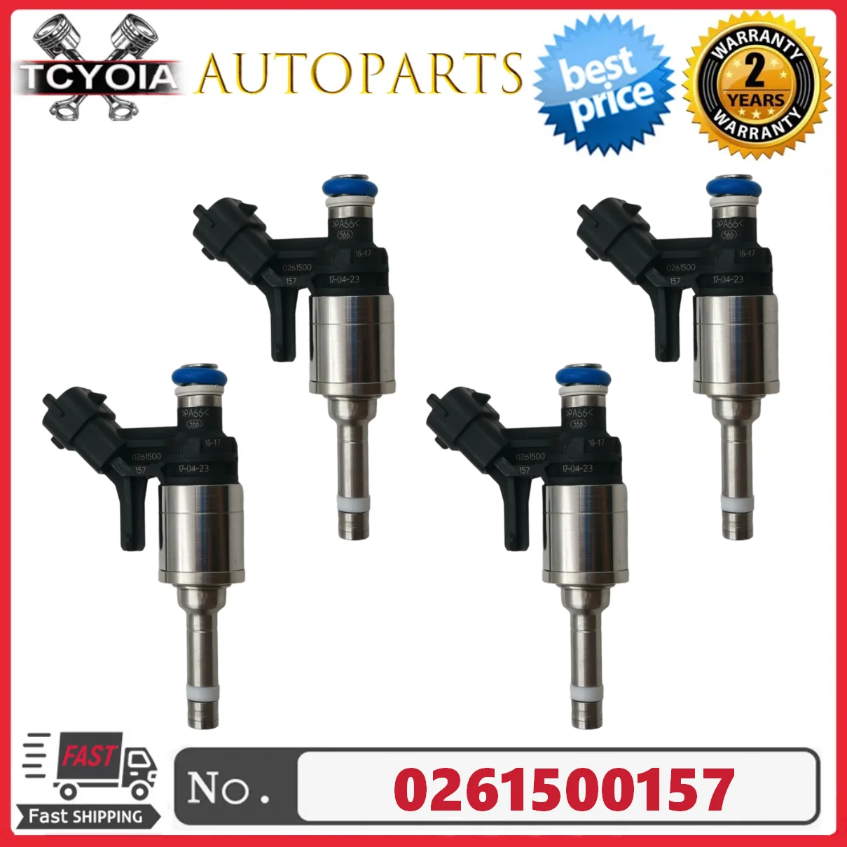 

4 шт. 0261500157 9802541680 Топливная форсунка для Peugeot 308 T9 408 508 1,6 THP 16V GS