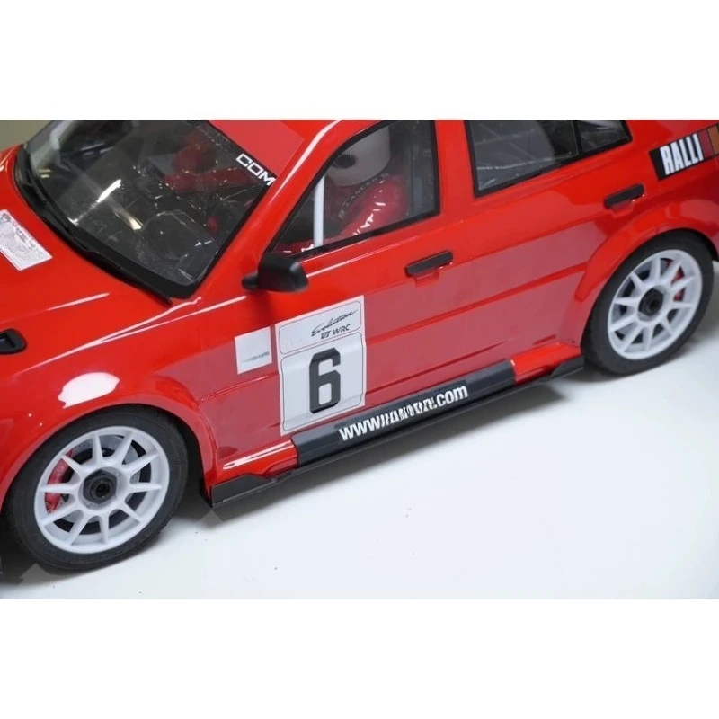 RLAARLO 1/7 Mitsubishi EVO Rally Slevo-07 Front Splitter & Bumper Guard, 3D Printed TPU Flexible Crash Protection Upgrade Parts