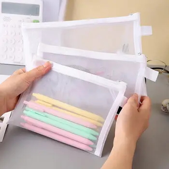 Síťovaná taška na zip, úložný box na hračky, stavební blok, puzzle, dílčí taška na zip, průhledná povrchová úprava, úložný box 10 nejlepší prodej Organizér na hračky - №6