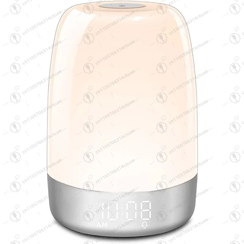 

1PC Sunrise Simulation Wake-Up Light Alarm Clock Night Light with 7-Color Lights for Bedroom Home Use