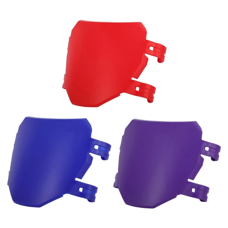Electric Dirt Bike Front Wiring Panel Cover, Smooth Plastic Cable Cover with Tie Mount Points for Cleaner Bike Lines H9EE